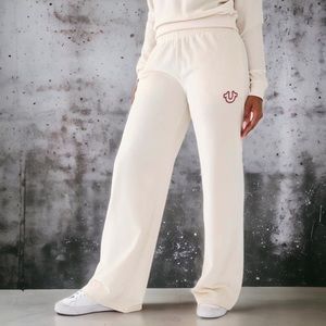 True Religion: Birch & Red Logo Lounge Pants 🧲